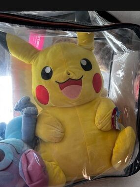 Pokemon Pikachu Plush - Yellow with Red Cheeks